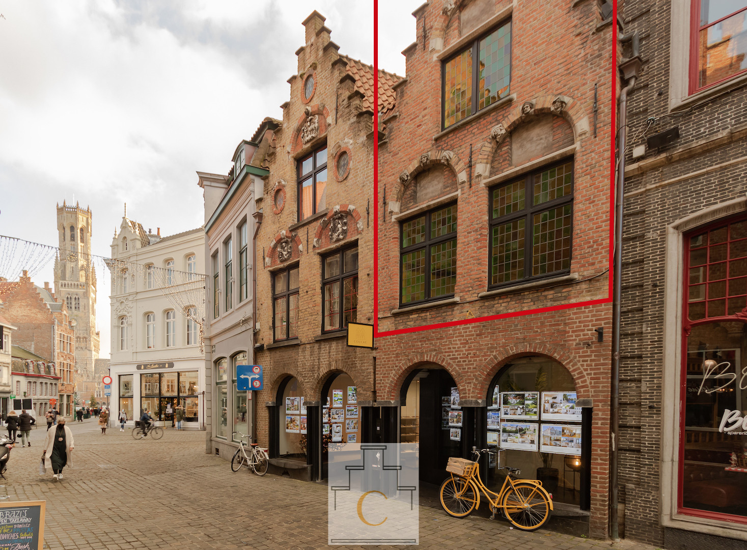 Triplex appartement met terras op een prachtige ligging in hartje Brugge