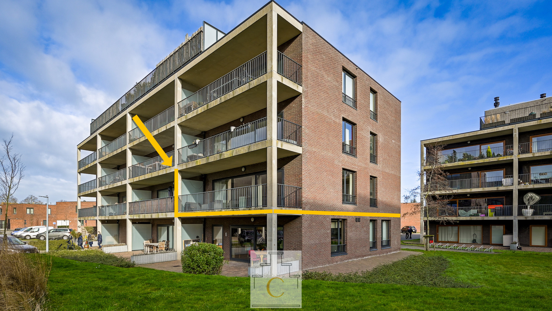 Ruim appartement met groot zonneterras nabij Damse Vaart