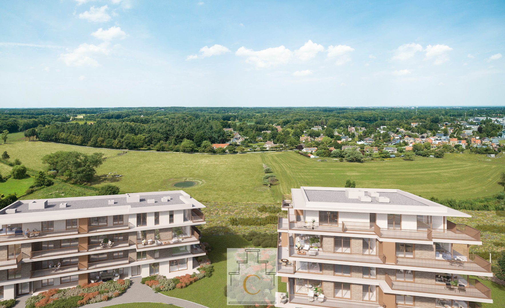 Nieuwbouwappartement met 3 slaapkamers en ruim terras