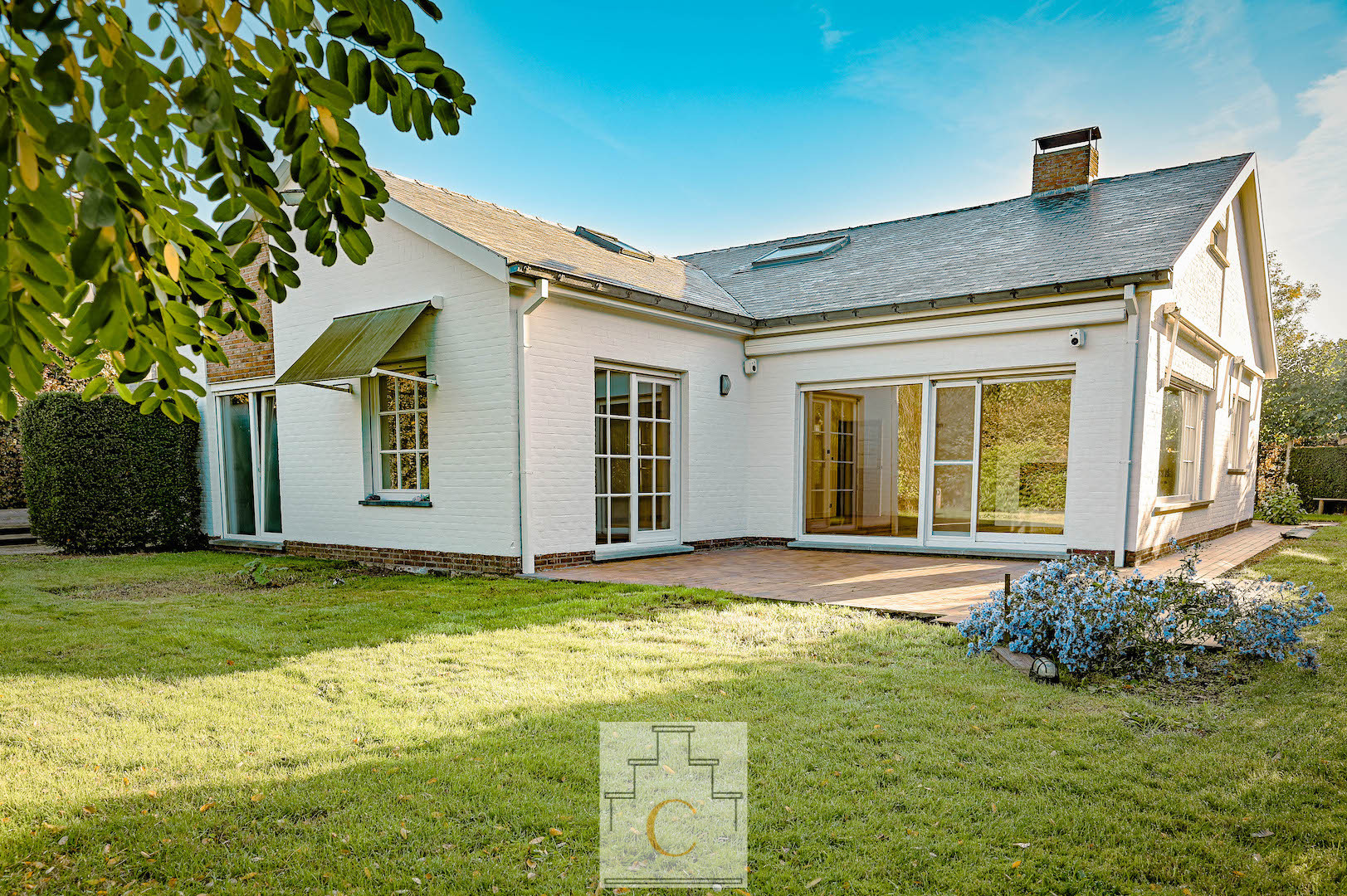 Residentiële villa gelegen in de groene long van Brugge: Loppem.