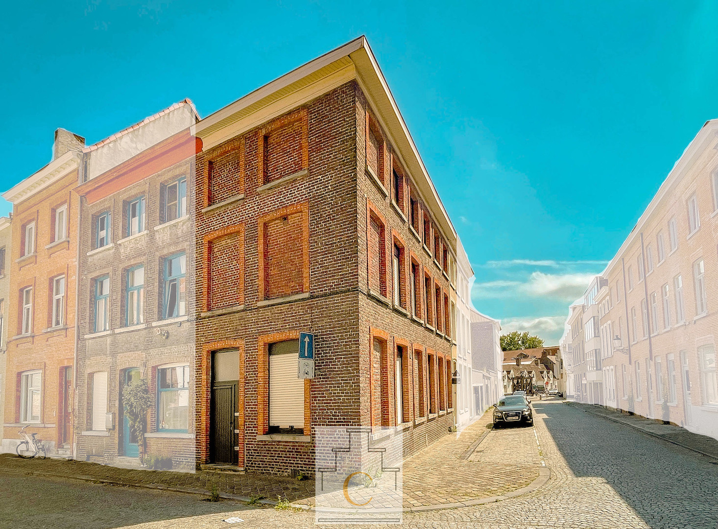 interessant burgerhuis met terras nabij de vesten, Beursplein en station