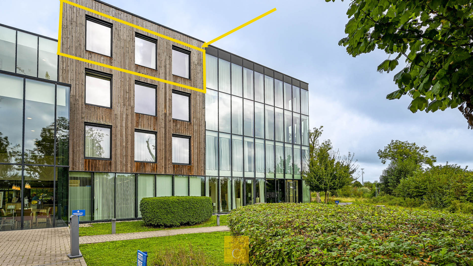 assistentieflat in luxe Residentie in groen kader te Brugge, omgeving AZ Sint Jan