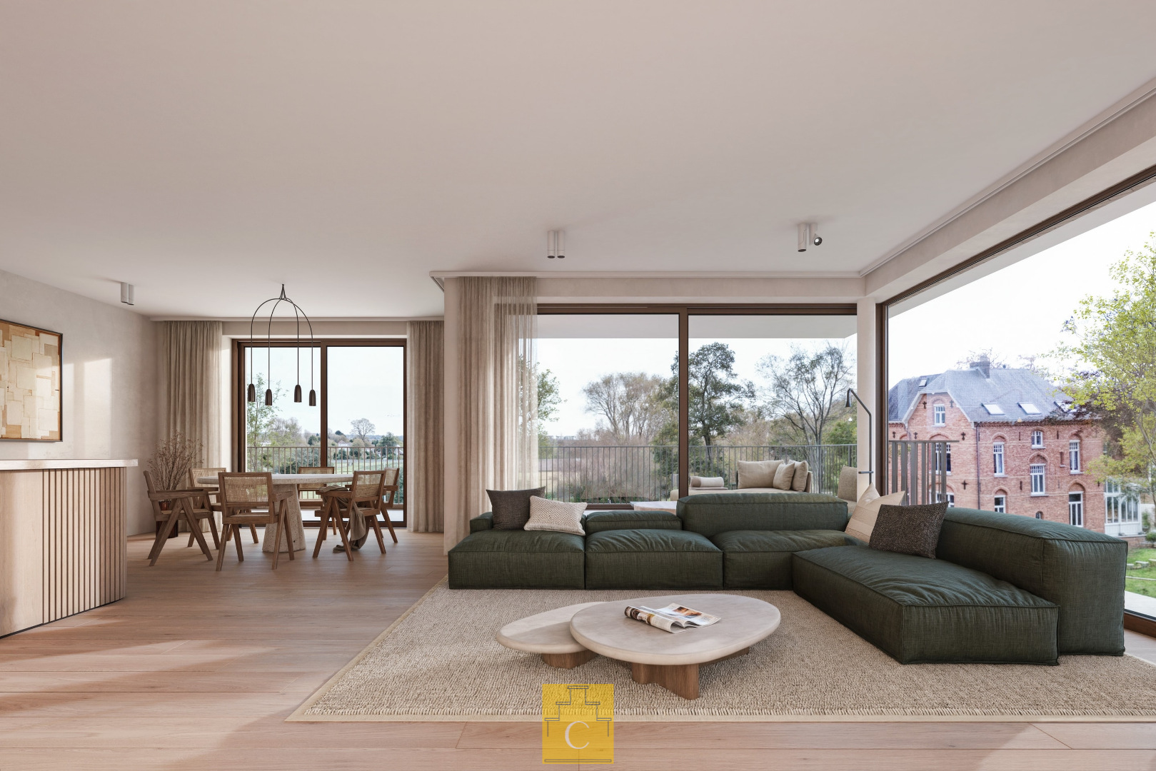 Nieuwbouwappartement met 3 slaapkamers en ruim terras