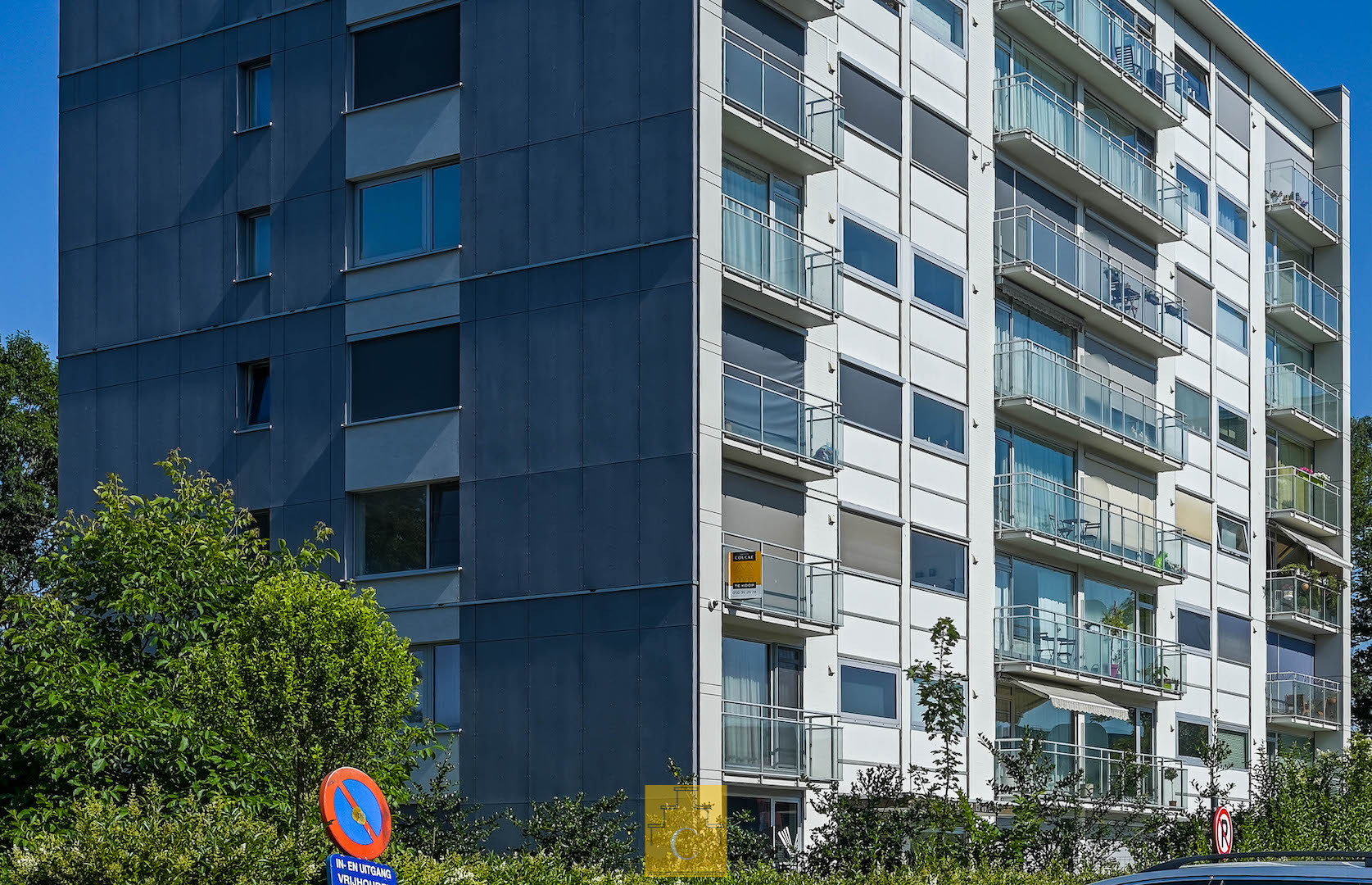 recent gerenoveerd 3 slaapkamer-appartement vlakbij het station, mooie uitzichten, mogelijkheid garage